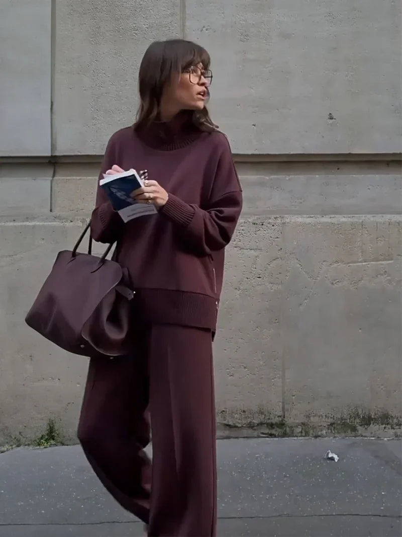 Serena | Completo coordinato di felpa dal taglio ampio