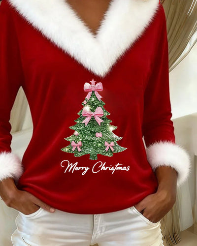 Anavelle | Top Casual Elegante con Bordo in Pelliccia